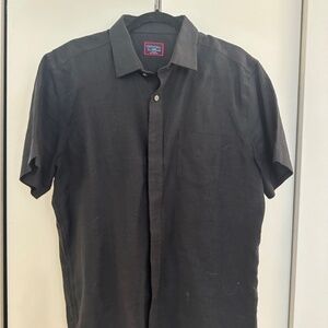 Men's UNTUCKit Linen short sleeve button down L